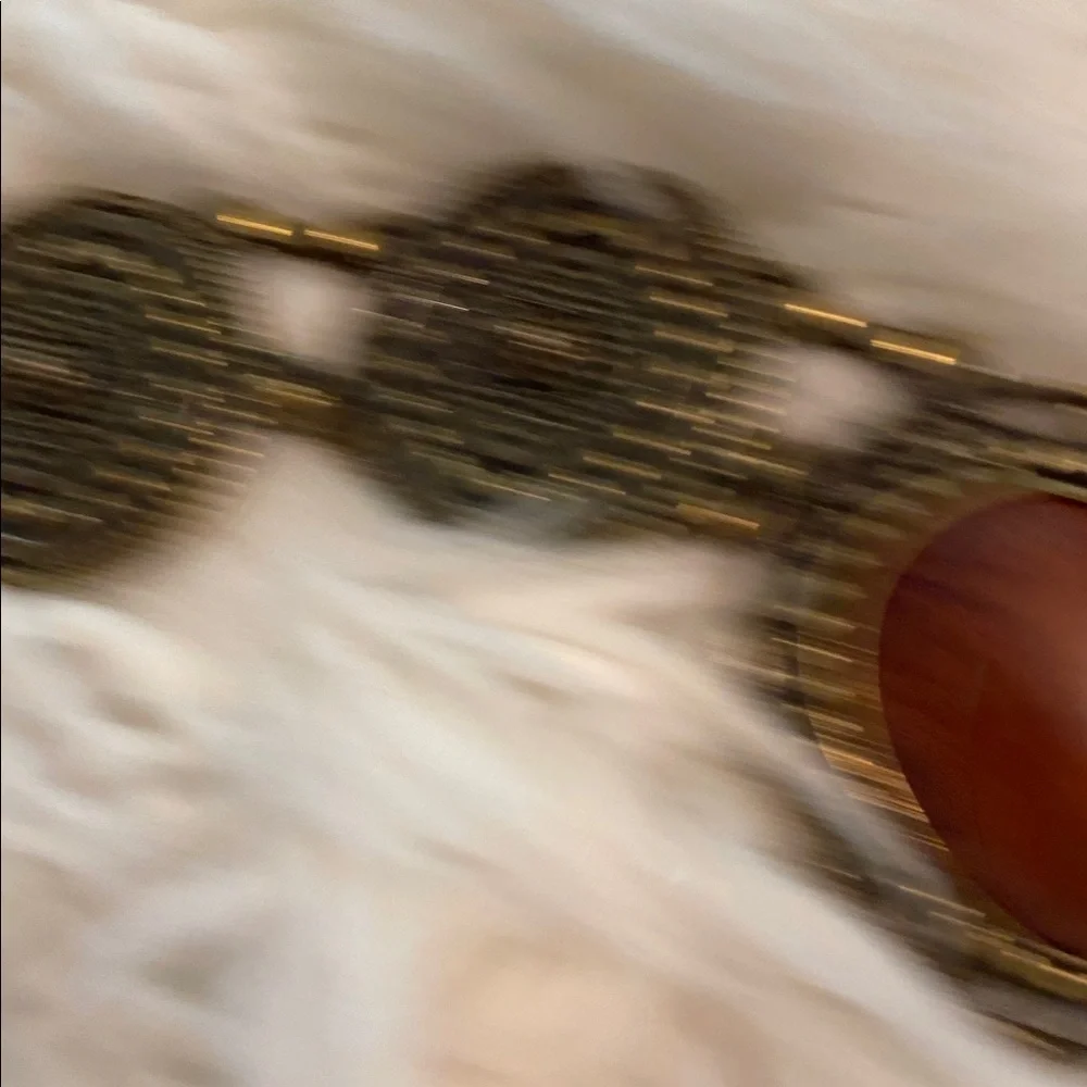 Vintage Style Medallion Belt with Brown Accents length 40” excellent condition - Picture 6 of 8